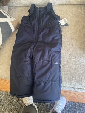 OshKosh B'gosh Navy Puffer Snow Overalls